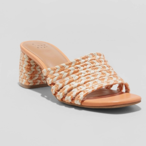 Universal Thread - Rachel Mules - Orange - Size 7.5 - Picture 3 of 6